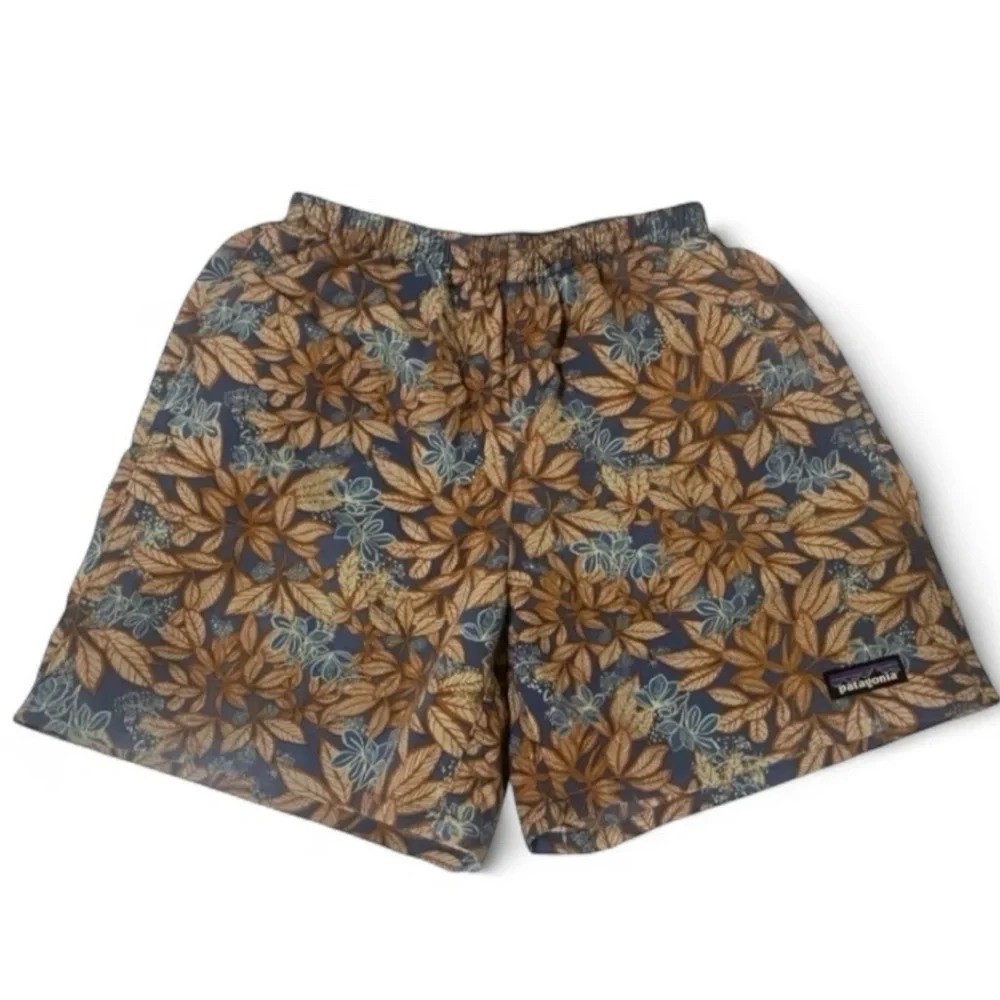 Patagonia XS‎ Board Short Mens Trunks Baggies Floral Swim Lined Drawstring Waist